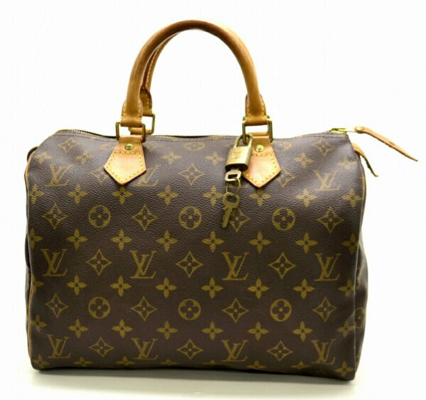 11471169 Louis Vuitton Monogram Speedy 30 Bag Canvas Brown