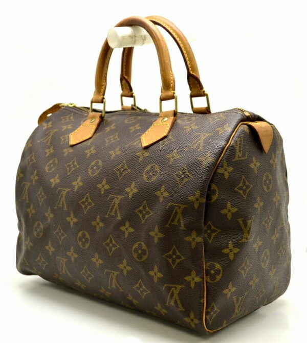 11471169 1 Louis Vuitton Monogram Speedy 30 Bag Canvas Brown