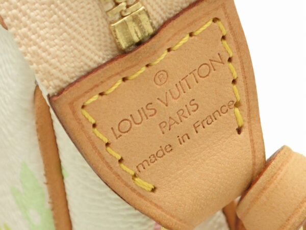 11471391 6 Louis Vuitton Multicolor Pochette Accessory Pouch Leather White