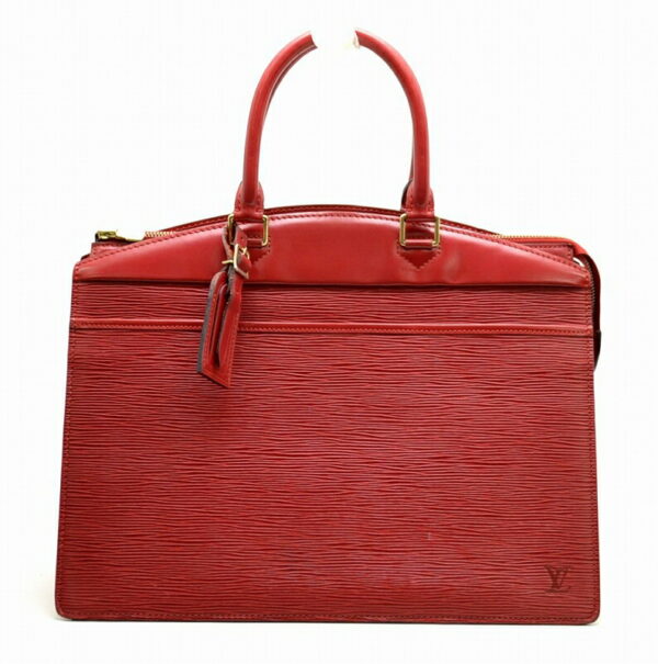 11471486 Louis Vuitton Epi Riviera Handbag Leather Castilian Red