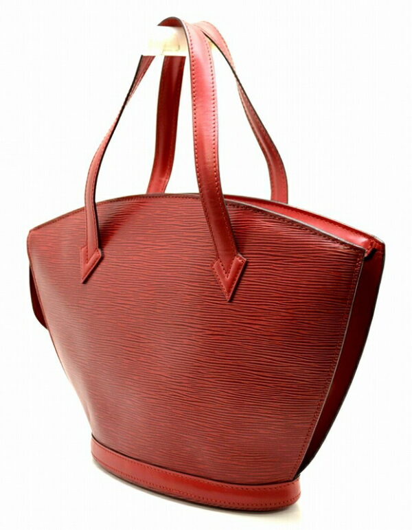 11471489 1 Louis Vuitton Epi Saint Jacques Tote Bag Leather Castilian Red