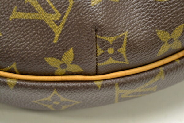 11471525 2 Louis Vuitton Monogram Pochette Croissant Shoulder Bag Brown