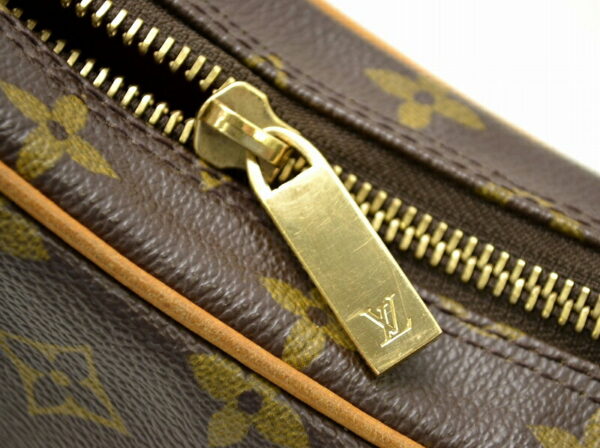 11471525 5 Louis Vuitton Monogram Pochette Croissant Shoulder Bag Brown