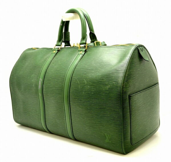 11471676 1 Louis Vuitton Epi Keepall 45 Bag Leather Borneo Green