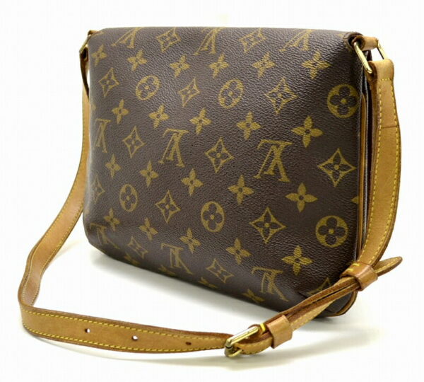 11471702 1 Louis Vuitton Monogram Musette Tango Shoulder Bag Brown