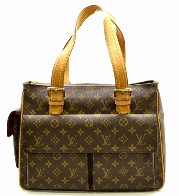 11480214 Louis Vuitton Monogram Multipuri City Tote Bag Canvas Brown