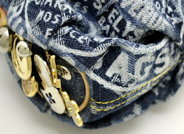 11480239 2 Louis Vuitton Monogram Denim Mini Pleaty Raye Shoulder Bag Canvas Blue