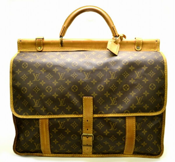 11480278 Louis Vuitton Monogram Sac Kleber Bag Canvas Brown