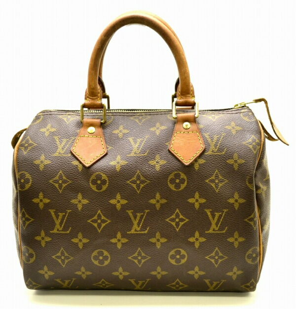 11480523 Louis Vuitton Monogram Speedy 25 Bag Canvas Brown