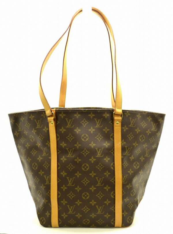 11480701 Louis Vuitton Monogram Sac Shopping Tote Bag Canvas Brown