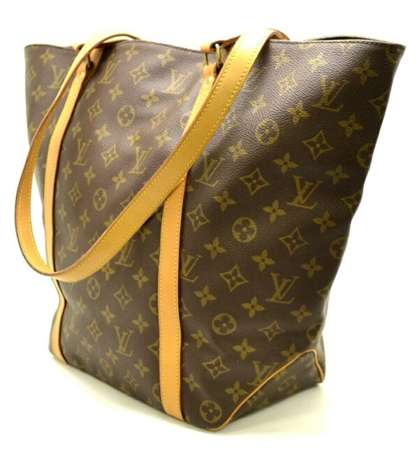 11480701 1 Louis Vuitton Monogram Sac Shopping Tote Bag Canvas Brown