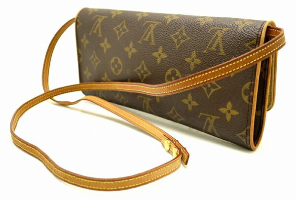 11480716 1 Louis Vuitton Monogram Pochette Twin GM Canvas Brown