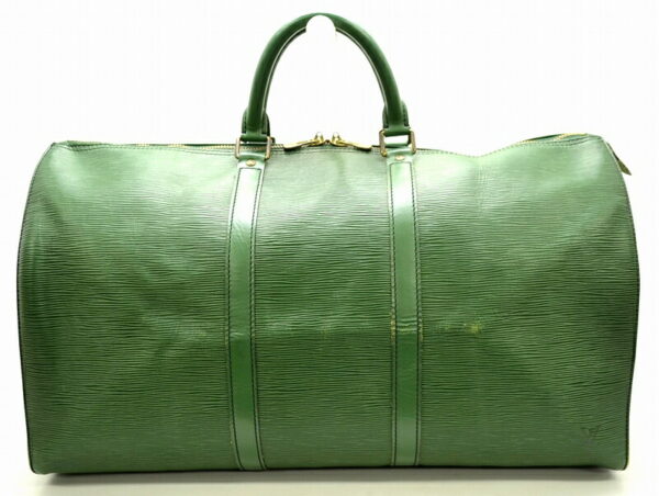 11480718 Louis Vuitton Epi Keepall 50 Bag Leather Borneo Green