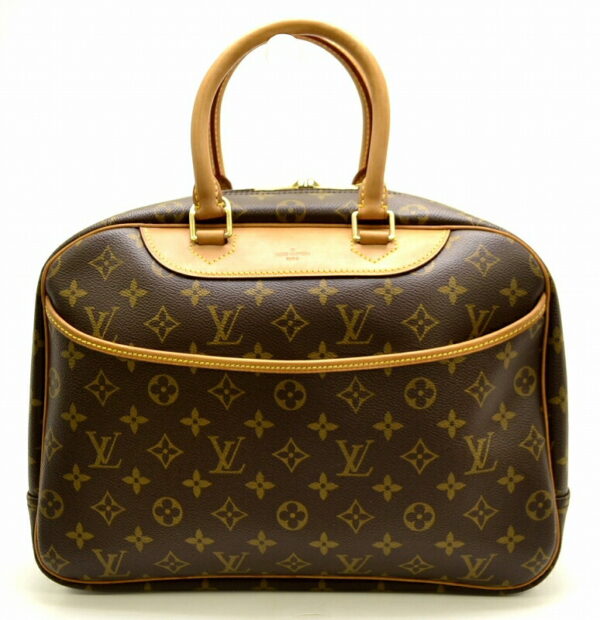 11480805 Louis Vuitton Monogram Bowling Vanity Deauville Bag Canvas Brown