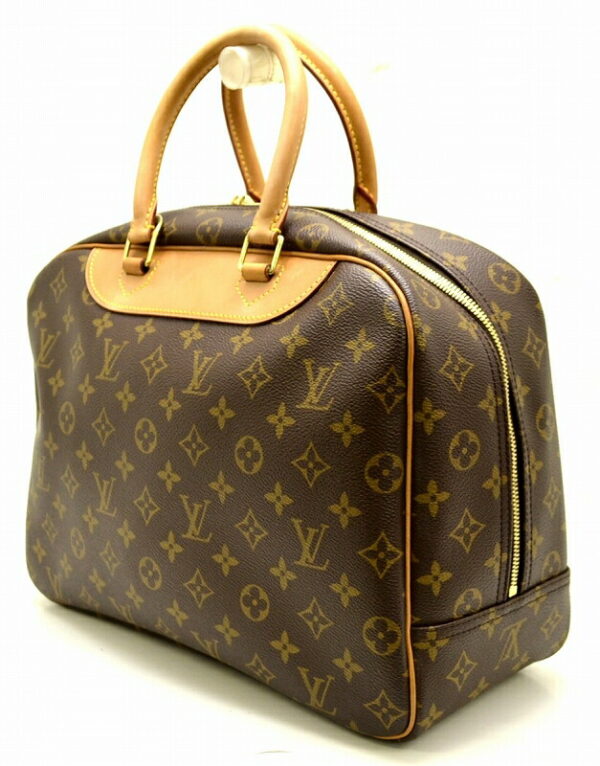 11480805 1 Louis Vuitton Monogram Bowling Vanity Deauville Bag Canvas Brown