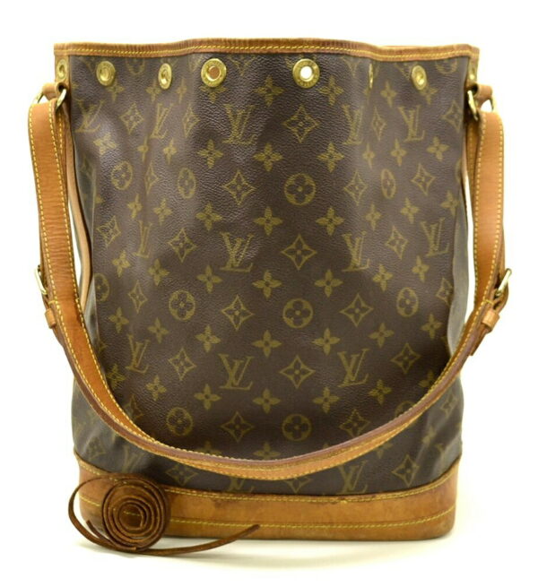 11480834 Louis Vuitton Monogram Noe Shoulder Bag Canvas Brown