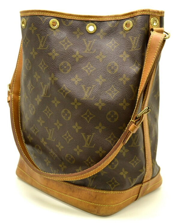 11480834 1 Louis Vuitton Monogram Noe Shoulder Bag Canvas Brown