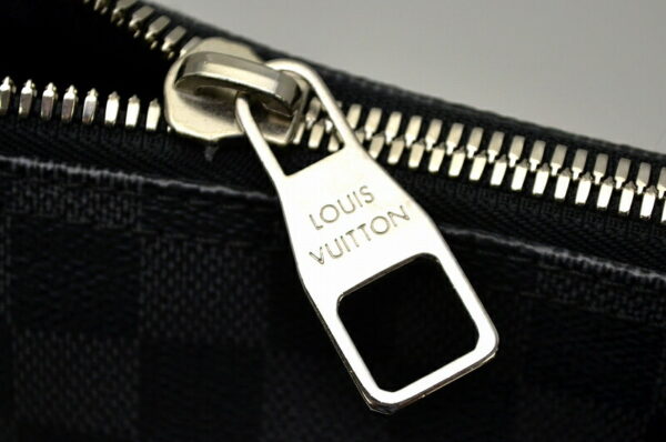 11480845 5 Louis Vuitton Damier Graphite Mick PM Crossbody Bag Canvas Black