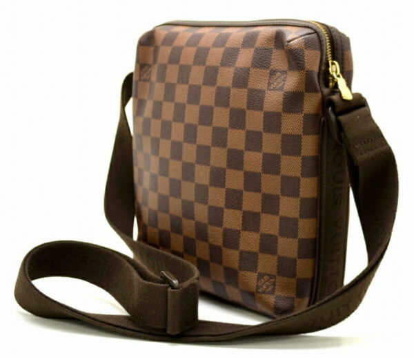 11480877 1 Louis Vuitton Damier Toro Turbo Boule Crossbody Bag Canvas Brown