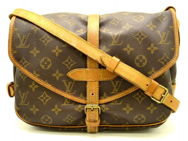 11481000 Louis Vuitton Monogram Saumur 30 Crossbody Bag Canvas Brown