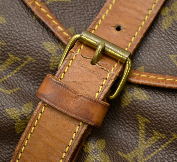 11481102 5 Louis Vuitton Monogram Saumur 35 Crossbody Bag Canvas Brown