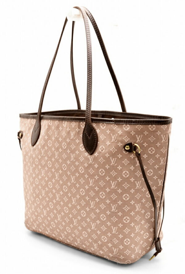 11481140 1 Louis Vuitton Monogram Ideal Neverfull MM Tote Bag Canvas Sepia