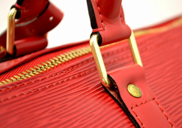 11481193 5 Louis Vuitton Epi Keepall 50 Bag Leather Castilian Red