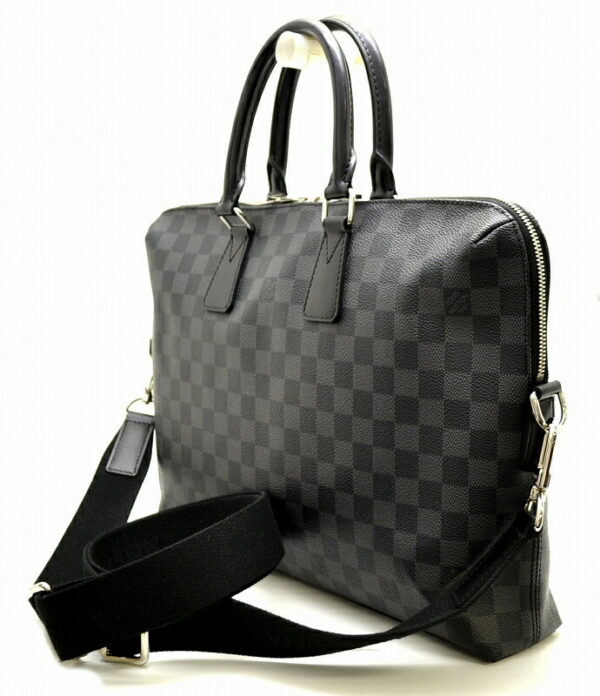 11481424 1 Louis Vuitton PDJ Briefcase Damier Graphite Black