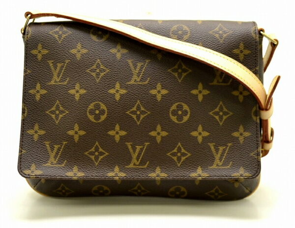 11481515 Louis Vuitton Musette Tango Shoulder Bag Monogram Brown