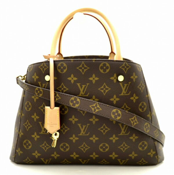 11490097 Louis Vuitton Montaigne MM Handbag Monogram Brown