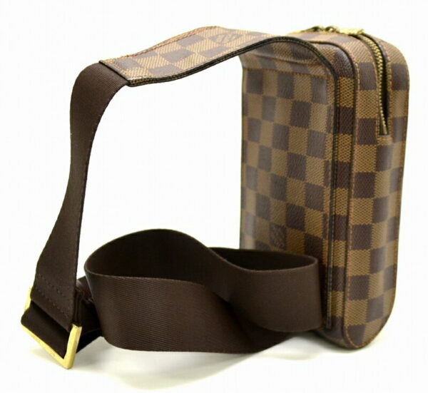 11490248 1 Louis Vuitton Jeronimos Waist Bag Damier Brown