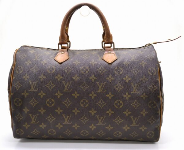 11490302 Louis Vuitton Speedy 35 Bag Monogram Brown