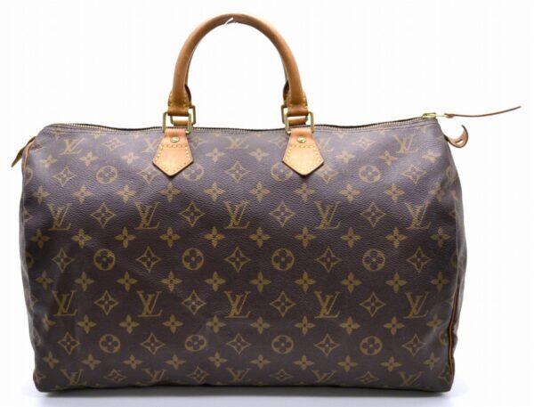 11490319 Louis Vuitton Speedy 40 Handbag Monogram Brown