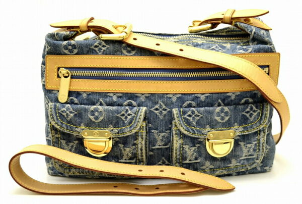 11490675 Louis Vuitton Baggy PM Shoulder Bag Monogram Denim