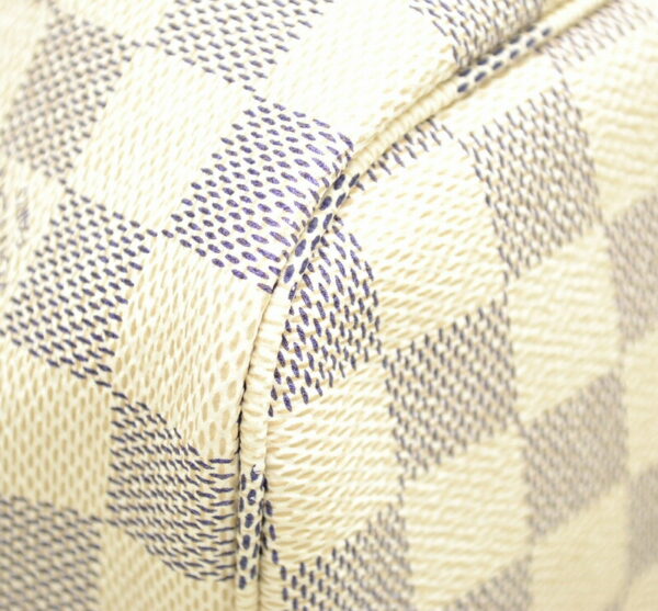 11490758 2 Louis Vuitton Neverfull MM Tote Bag Damier Azur White