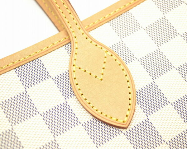 11490758 5 Louis Vuitton Neverfull MM Tote Bag Damier Azur White