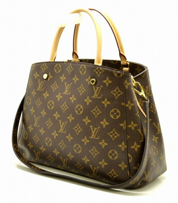 11490881 1 Louis Vuitton Montaigne MM Handbag Monogram Brown