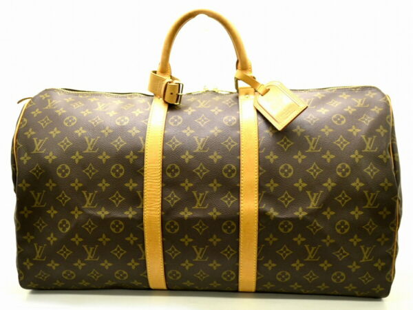 11490937 Louis Vuitton Keepall 55 Bag Monogram Brown