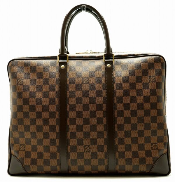 11490942 Louis Vuitton Porte de Cumin Briefcase Damier Brown