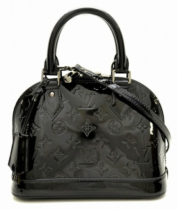 11490943 Louis Vuitton Alma BB Handbag Vernis Black