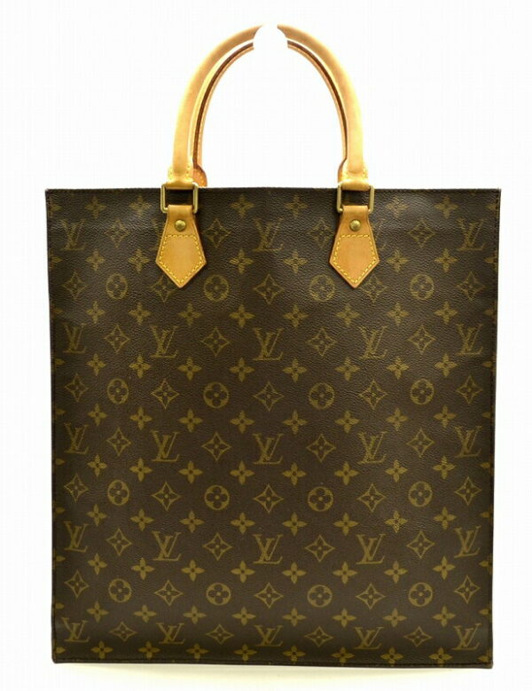 11491043 Louis Vuitton Sac Plat Tote Bag Monogram Brown