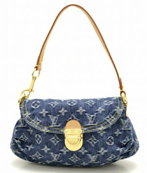 11491136 Louis Vuitton Mini Sun Leather Shoulder Bag Blue