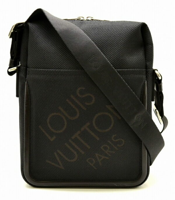 11491162 Louis Vuitton Citadin Shoulder Bag Damiergeant Black