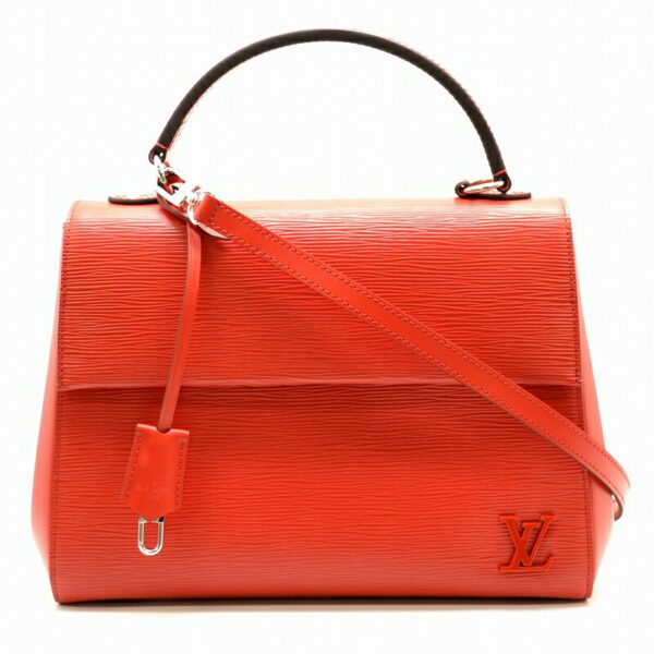 11491288 Louis Vuitton Cluny MM Handbag Epi Red