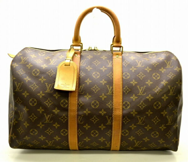 11491346 Louis Vuitton Keepall 45 Bag Monogram Brown