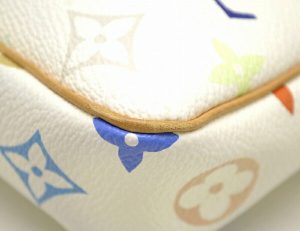 11500180 2 Louis Vuitton Pochette Accessory Pouch Multicolor White