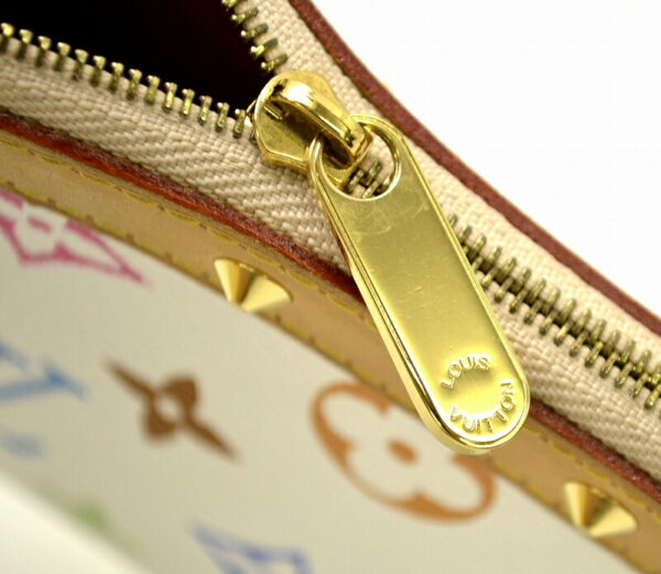 11500180 5 Louis Vuitton Pochette Accessory Pouch Multicolor White