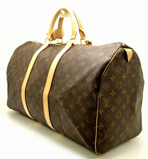 11500400 1 Louis Vuitton Keepall 50 Bag Monogram Brown