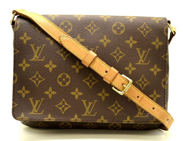 11500464 Louis Vuitton Musette Tango Shoulder Bag Monogram Brown