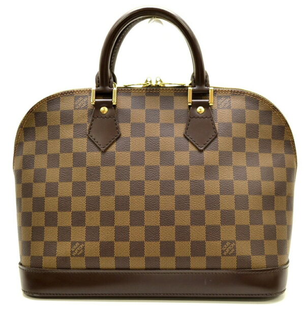 11500699 Louis Vuitton Alma Handbag Damier Brown